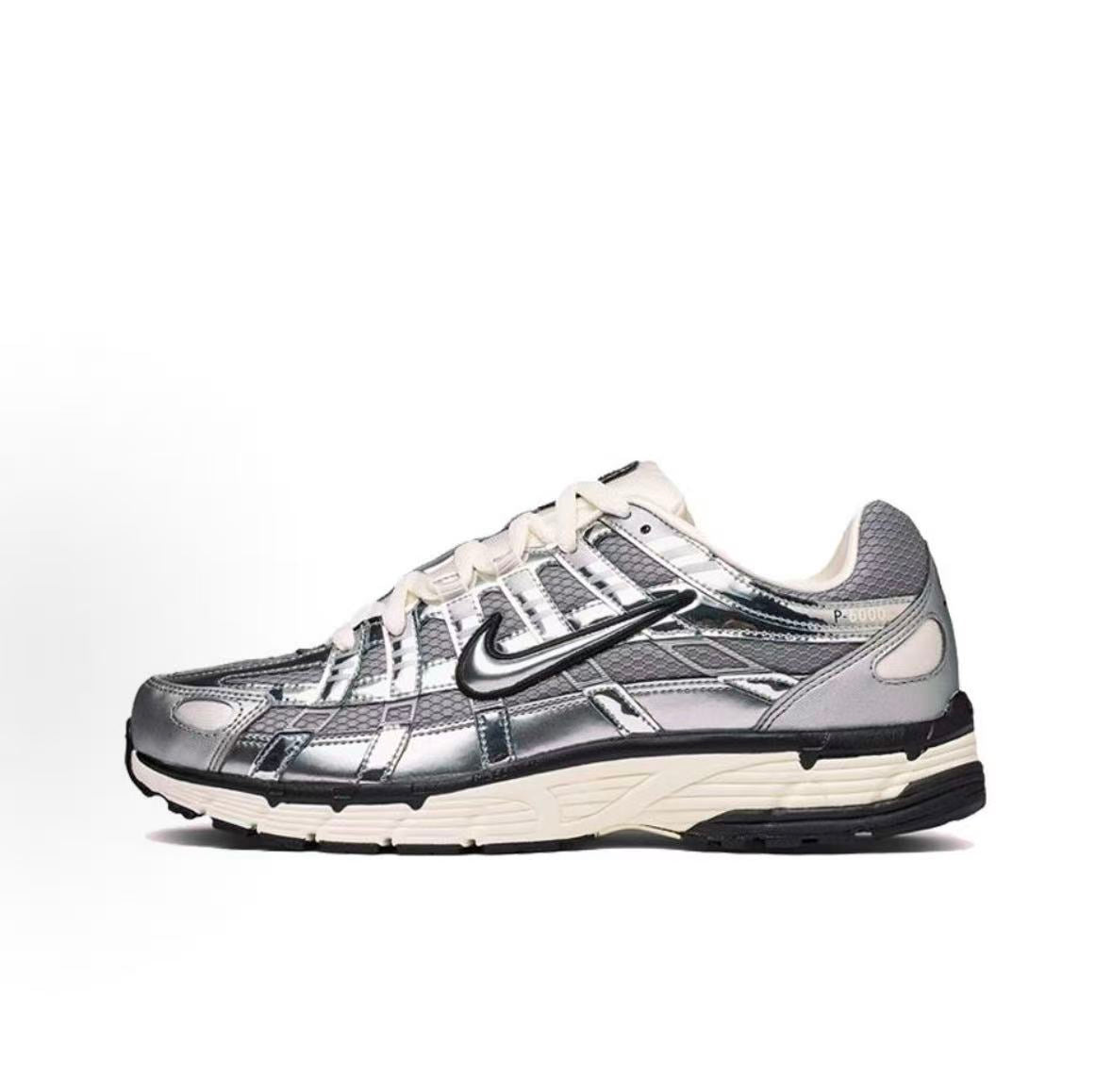 Nike P-6000 Silver & Black Sneakers | CN0149-001