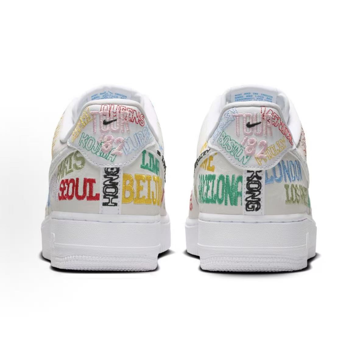 Nike Air Force 1 Low City Lettering Sneakers | II1549-100