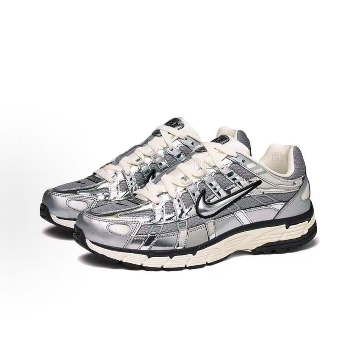 Nike P-6000 Silver & Black Sneakers | CN0149-001