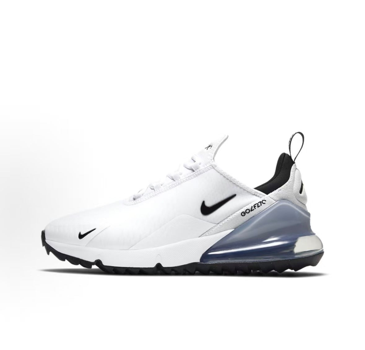 Nike Air Max 270 G White & Black Golf Shoes | CK6483-102