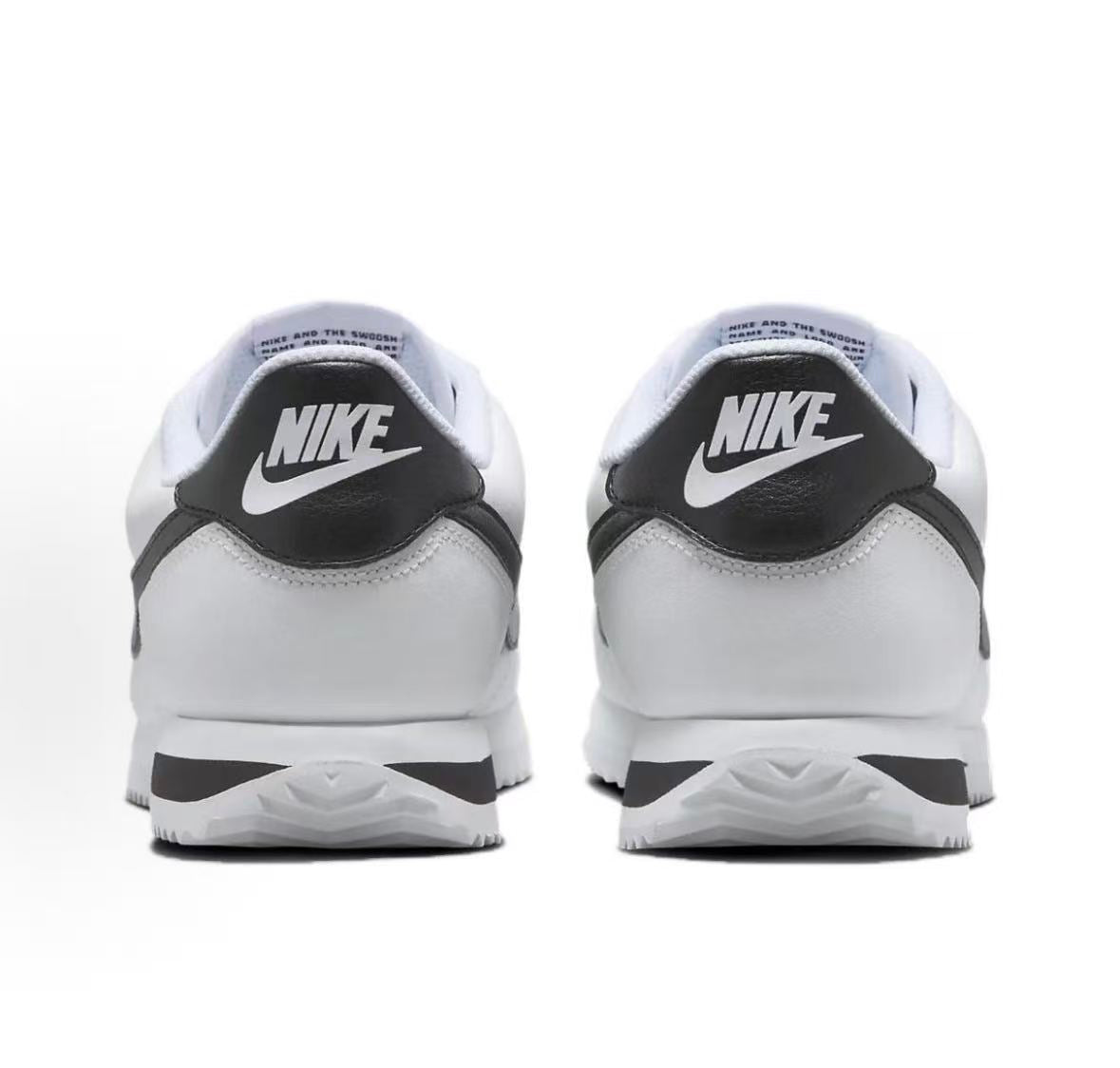 Nike Cortez White & Black Sneakers | DM4044-105