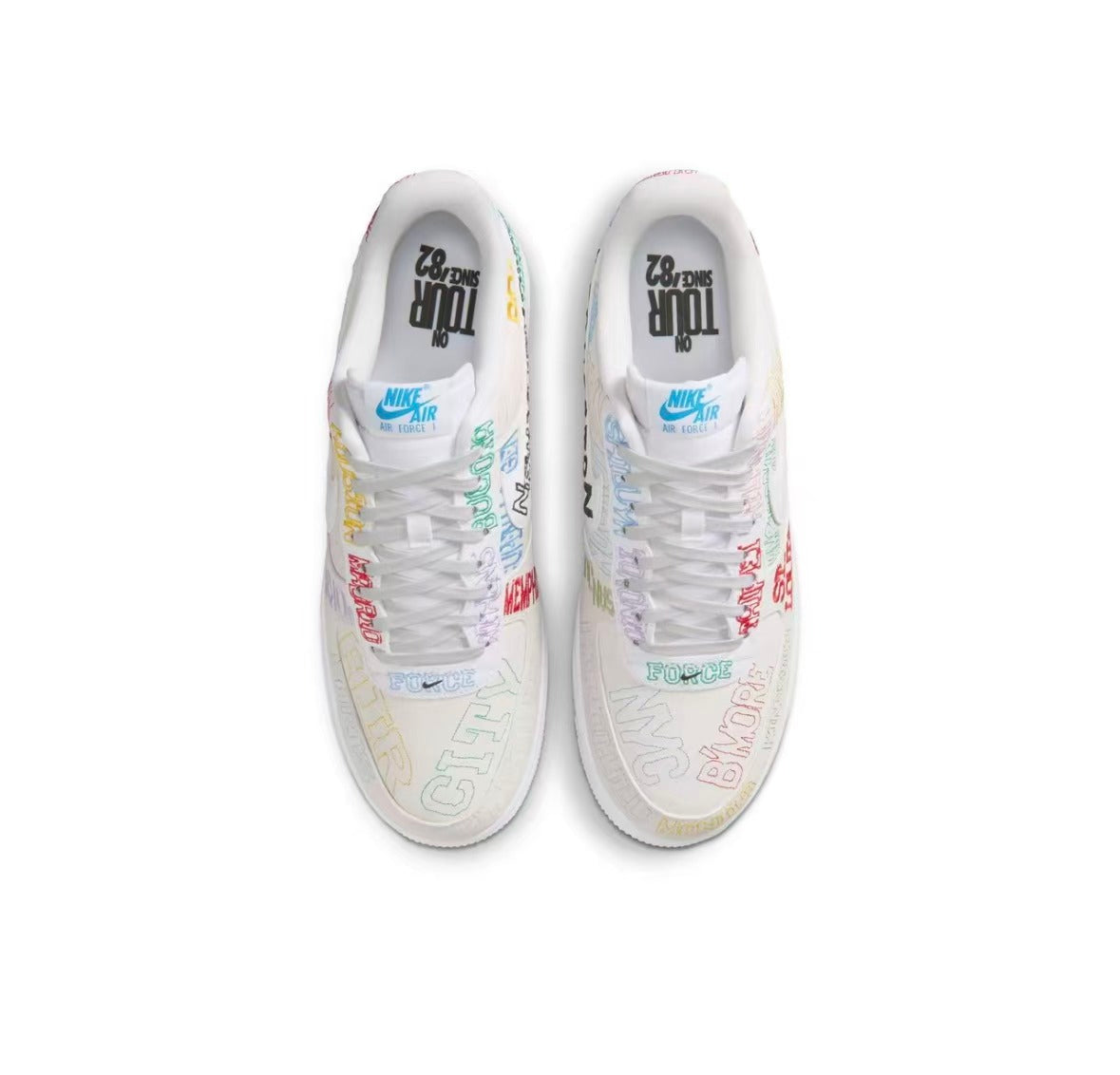 Nike Air Force 1 Low City Lettering Sneakers | II1549-100