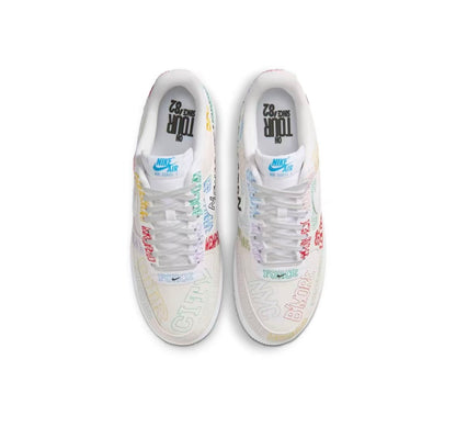 Nike Air Force 1 Low City Lettering Sneakers | II1549-100
