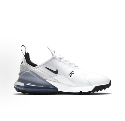 Nike Air Max 270 G White & Black Golf Shoes | CK6483-102