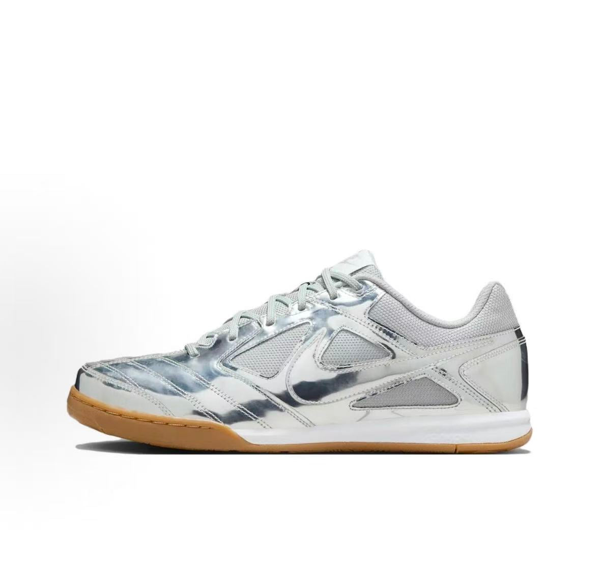 Nike Metallic Silver & Gum Sneakers | IB3566-001