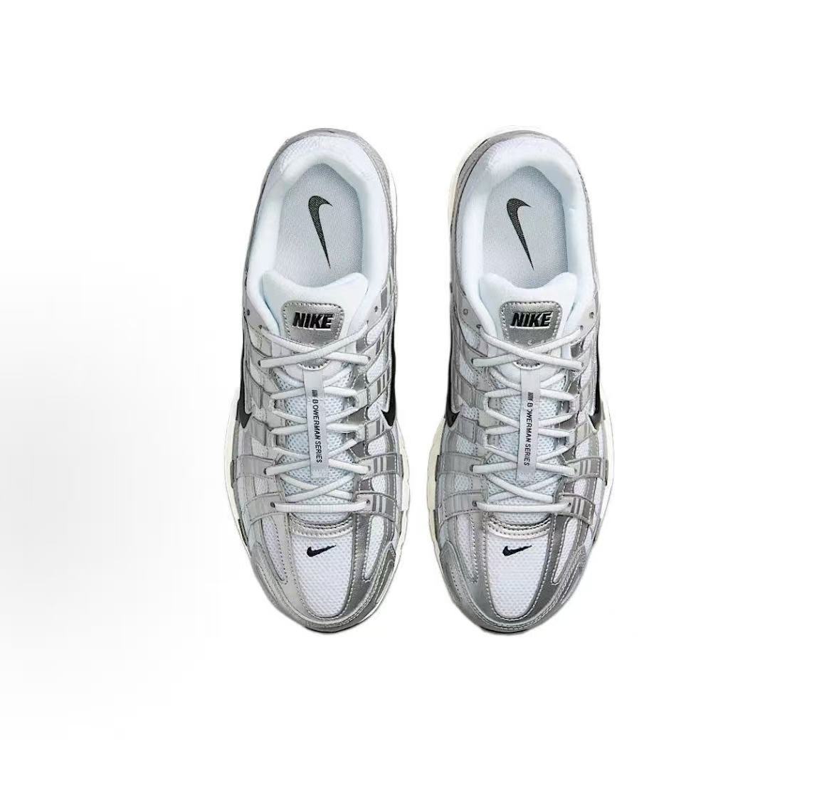 Nike P-6000 White & Silver Sneakers | CD6404-105