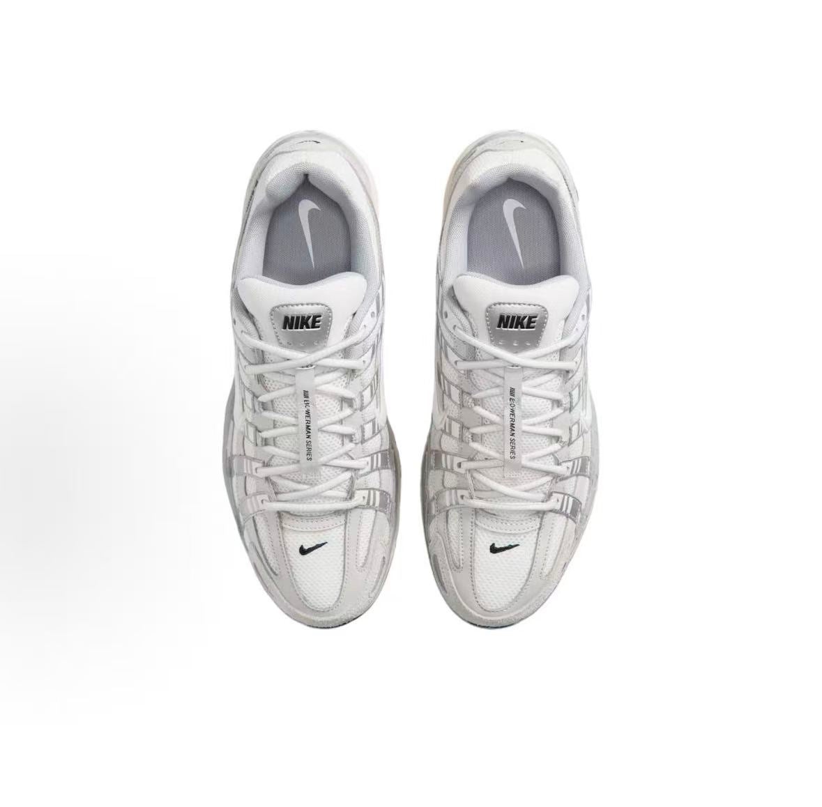 Nike P-6000 White & Silver Sneakers | IU7549-072