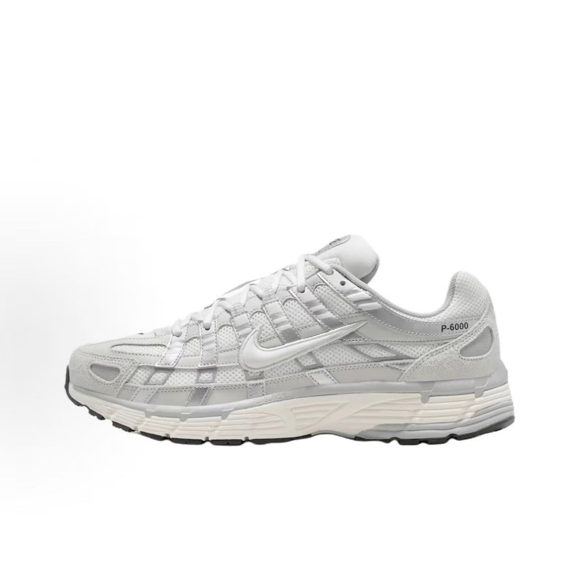 Nike P-6000 White & Silver Sneakers | IU7549-072