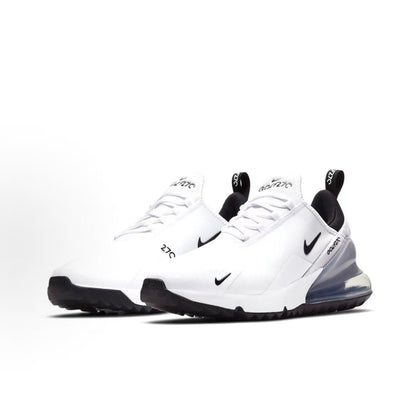 Nike Air Max 270 G White & Black Golf Shoes | CK6483-102