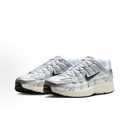 Nike P-6000 White & Silver Sneakers | CD6404-105