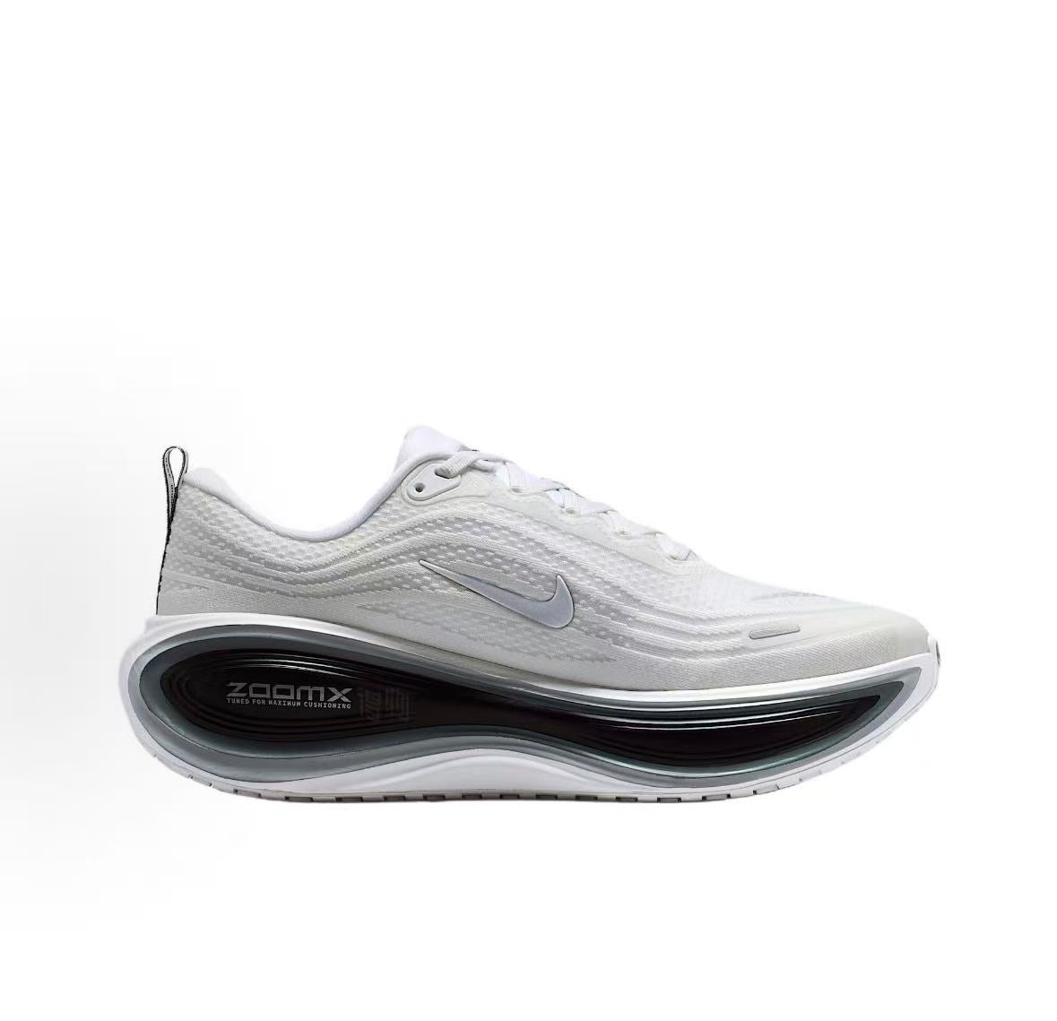Nike White & Silver Low-Top Sneakers | II7181-102