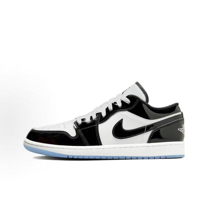 Air Jordan 1 Low Black & White Sneakers | DV1309-100