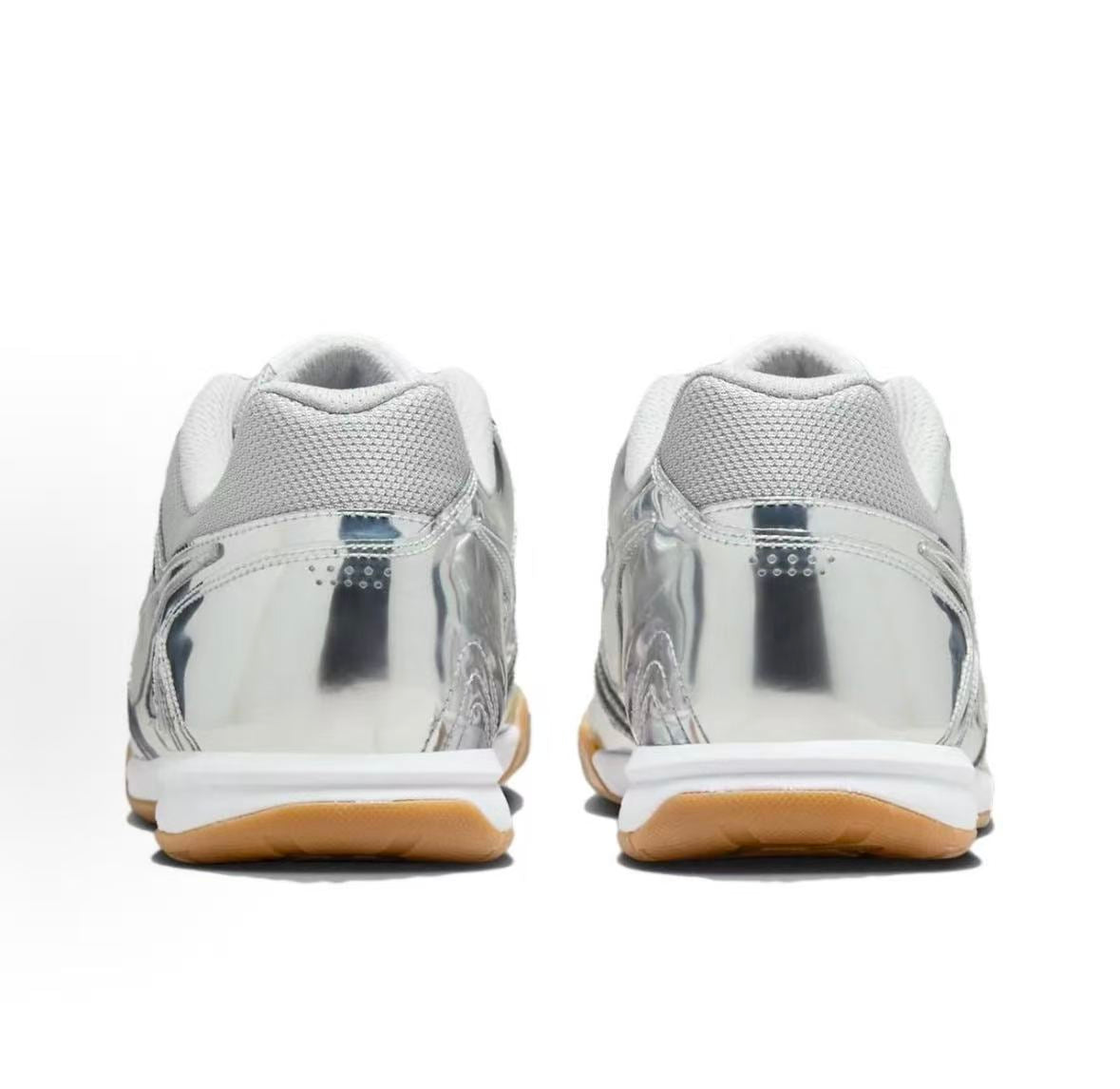 Nike Metallic Silver & Gum Sneakers | IB3566-001