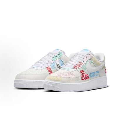 Nike Air Force 1 Low City Lettering Sneakers | II1549-100