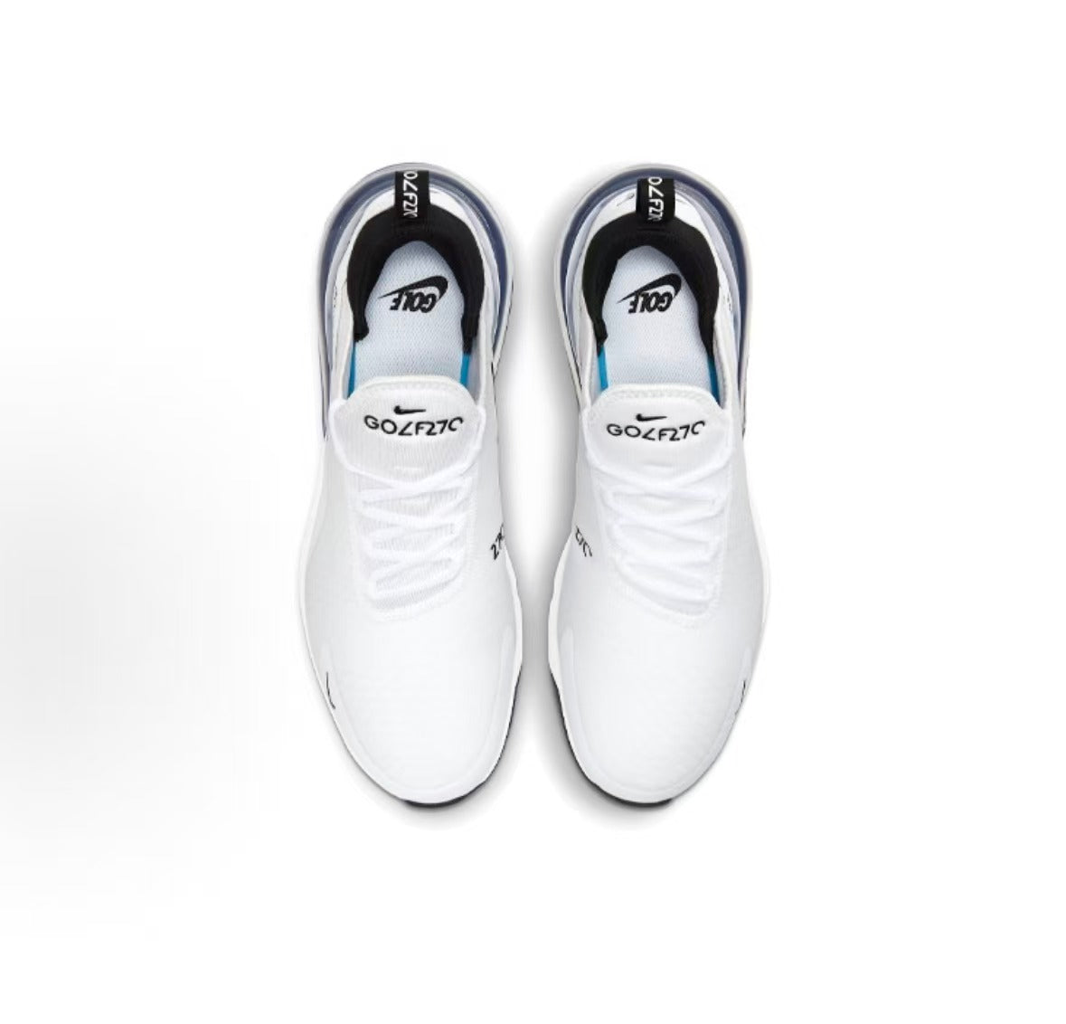 Nike Air Max 270 G White & Black Golf Shoes | CK6483-102