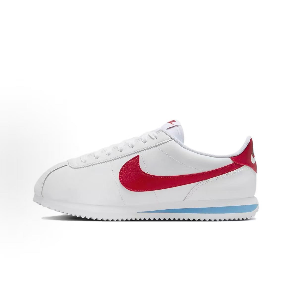 Nike Cortez Men's White, Red & Blue Sneakers