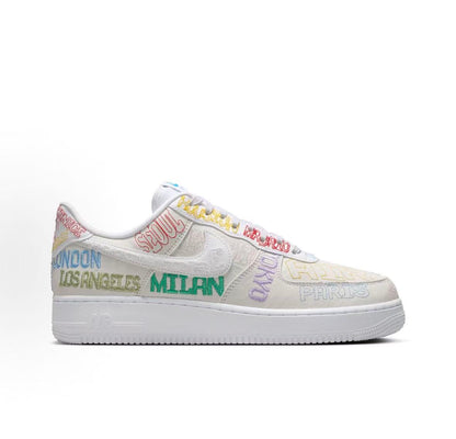 Nike Air Force 1 Low City Lettering Sneakers | II1549-100